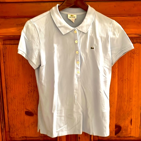 Lacoste Tops Vintage Lacoste Size 42 Light Blue Polo Poshmark